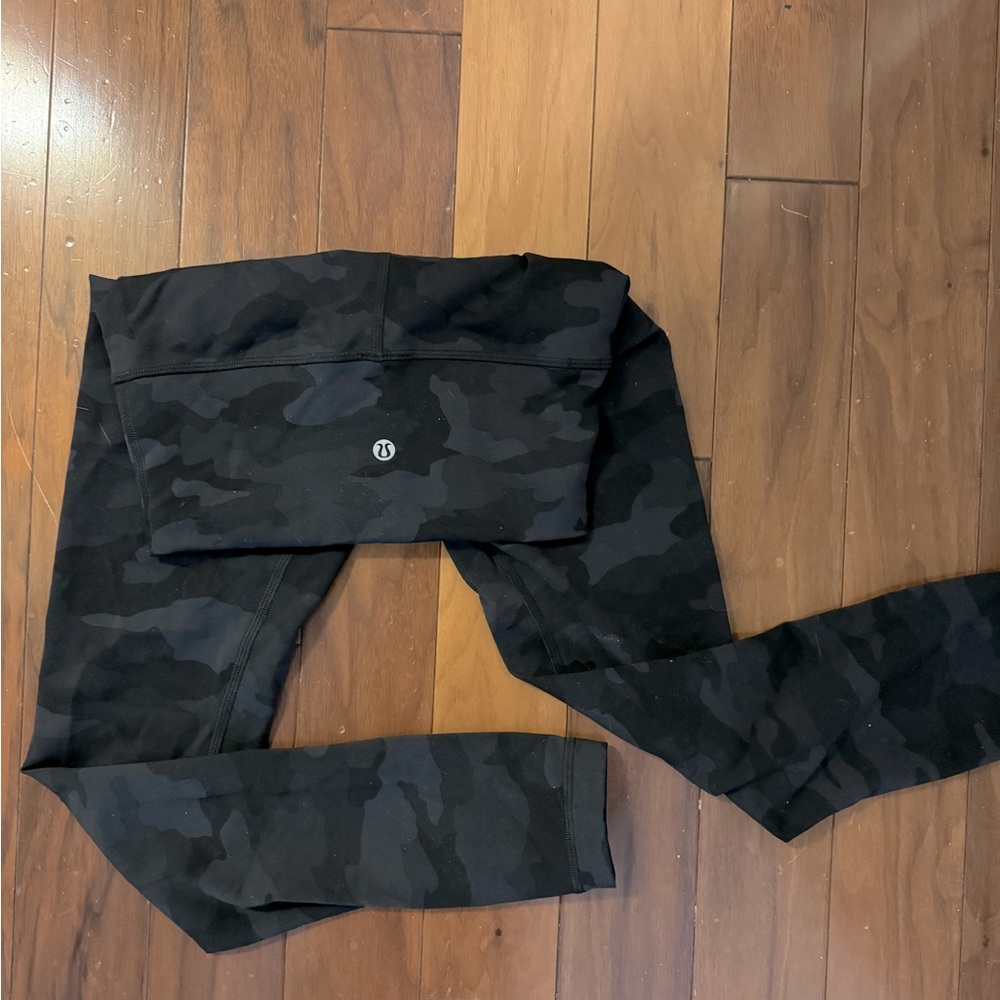 Lululemon Align Leggings in Gray Camo